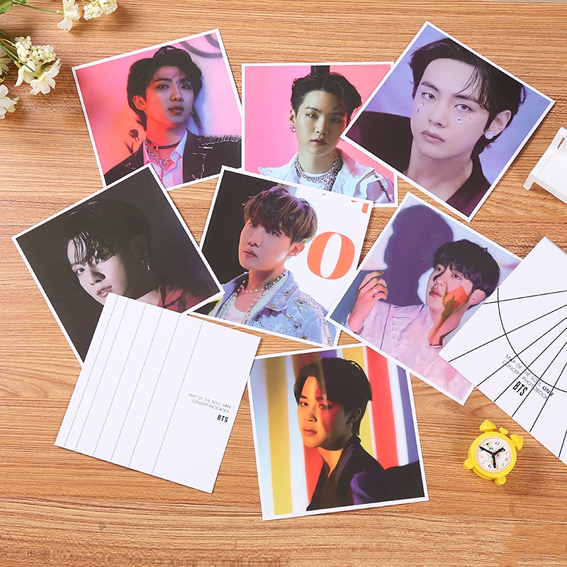 7pcs / set Kartu Foto BTS Map of the Soul On: E Concept