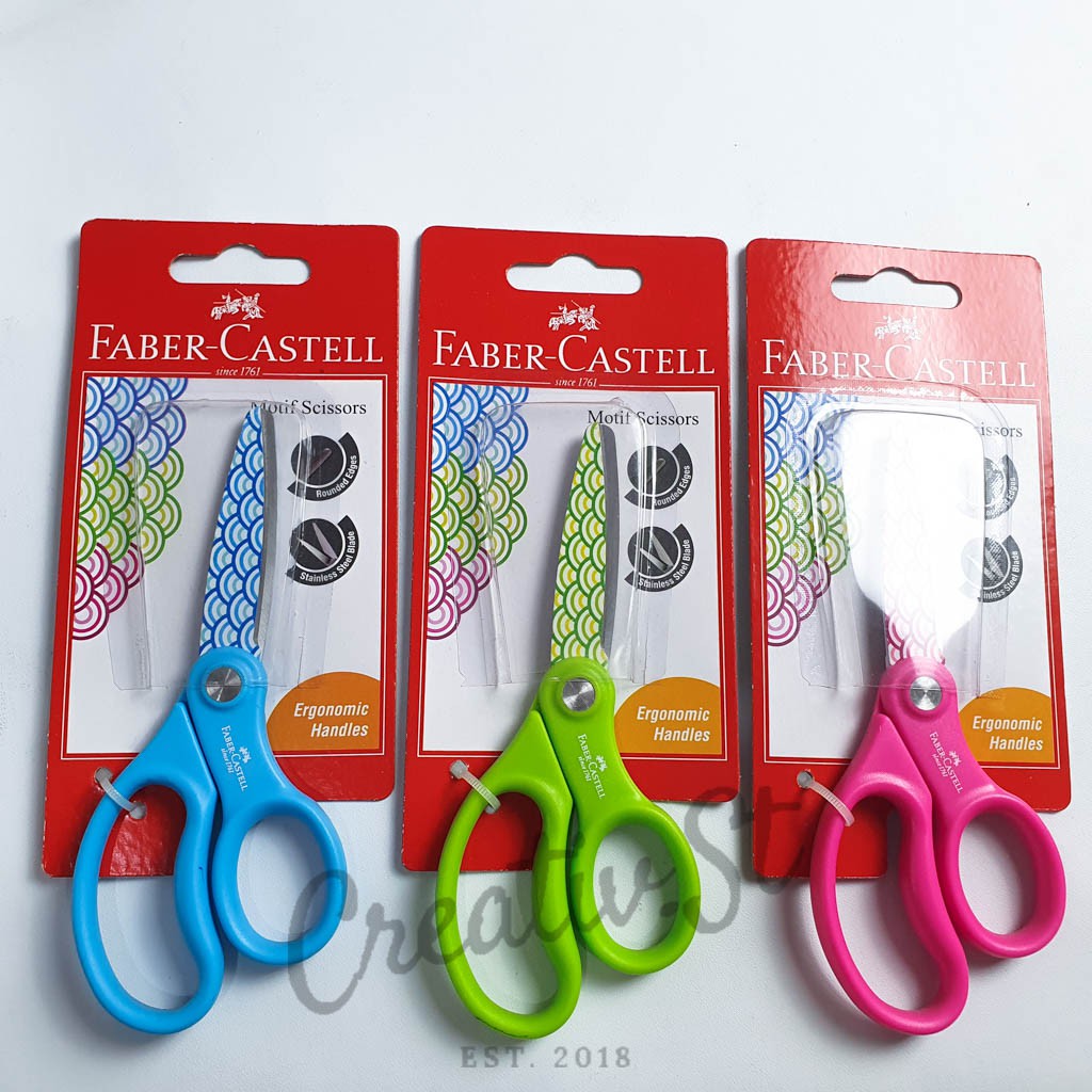 

FABER CASTELL Motif Scissors Gunting Motif