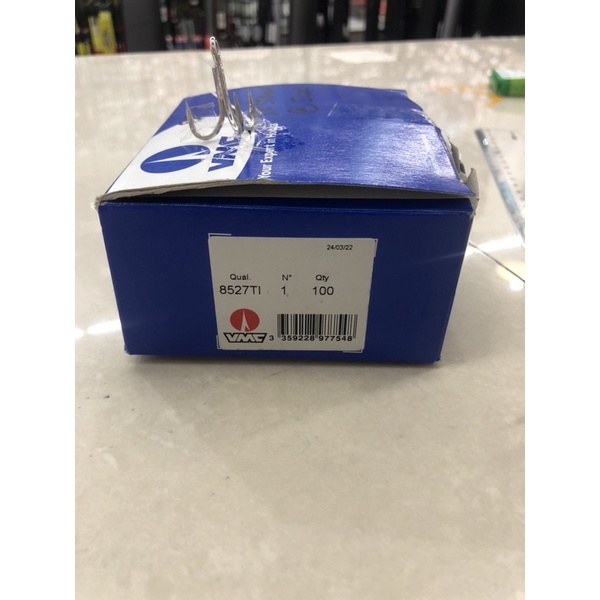 TREBLE HOOK VMC 8527TI no #1/0 , #1 , #2, #4, #6 (4X STRONG ) ECER