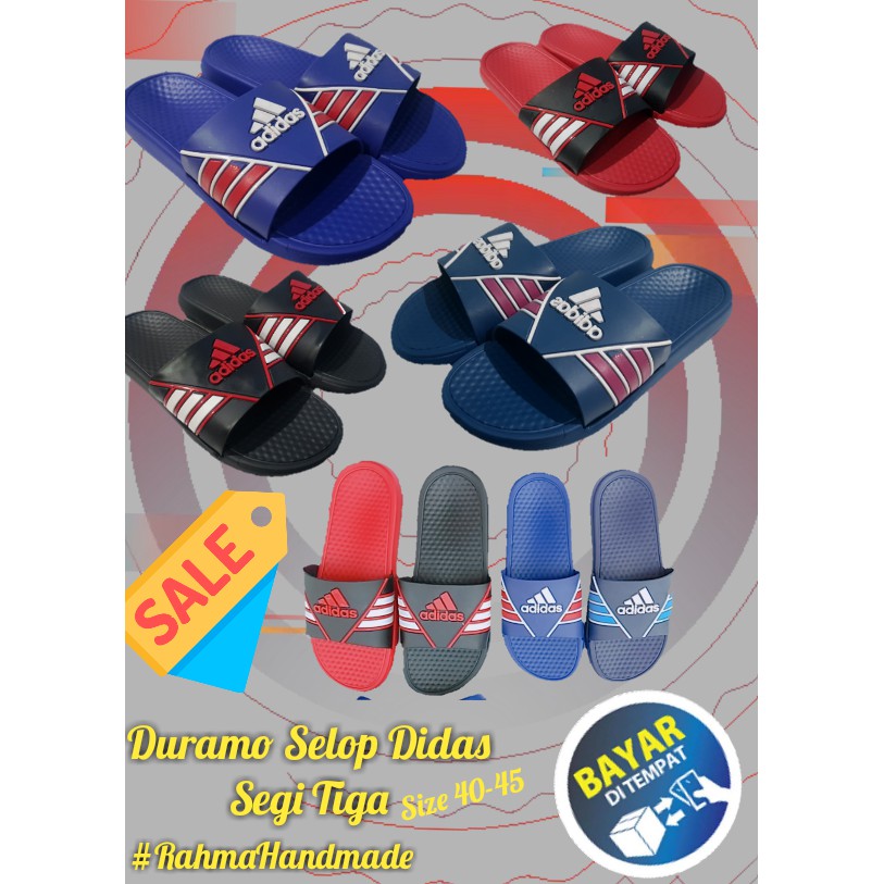 SANDAL DURAMO SELOP DIDAS SEGITIGA/SANDAL MURAH/SANDAL KARET/SANDAL GROSIR/SANDAL TERBARU