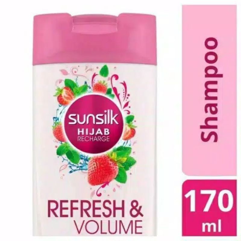 SUNSILK SHAMPOO HIJAB REFRESH &amp; VOLUME 170ML DAN 70ML