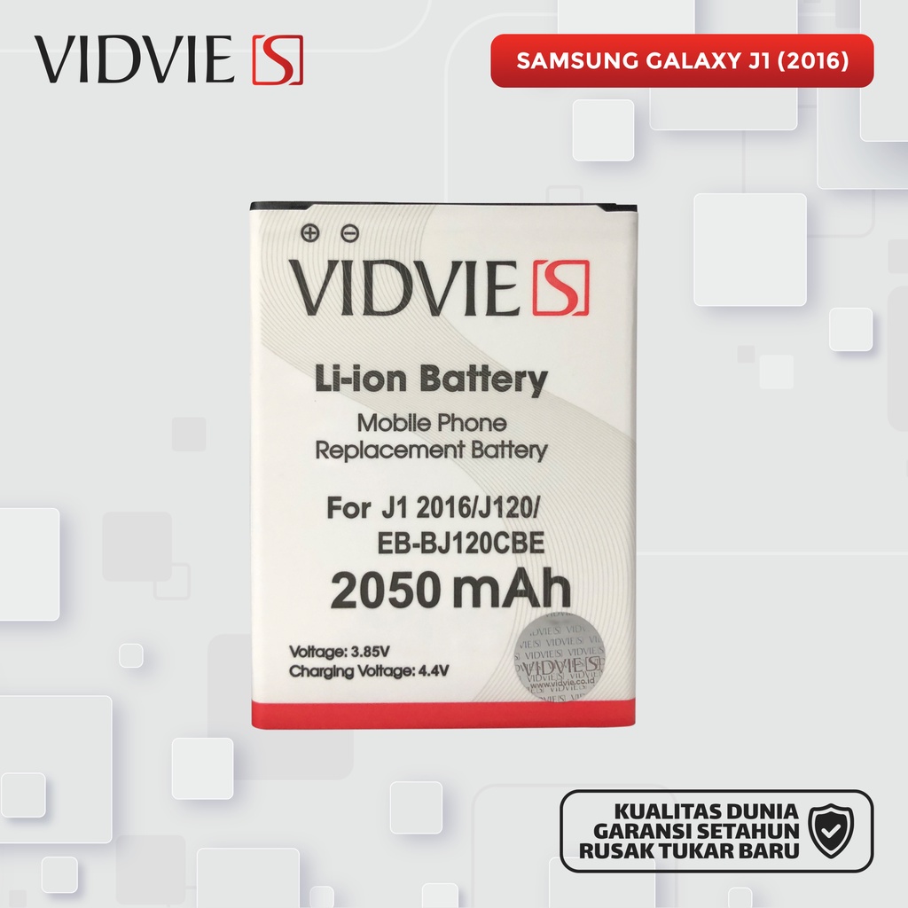 BATTERY BATRE BATERAI VIDVIE-S SAMSUNG GALAXY J1 2016 / J120