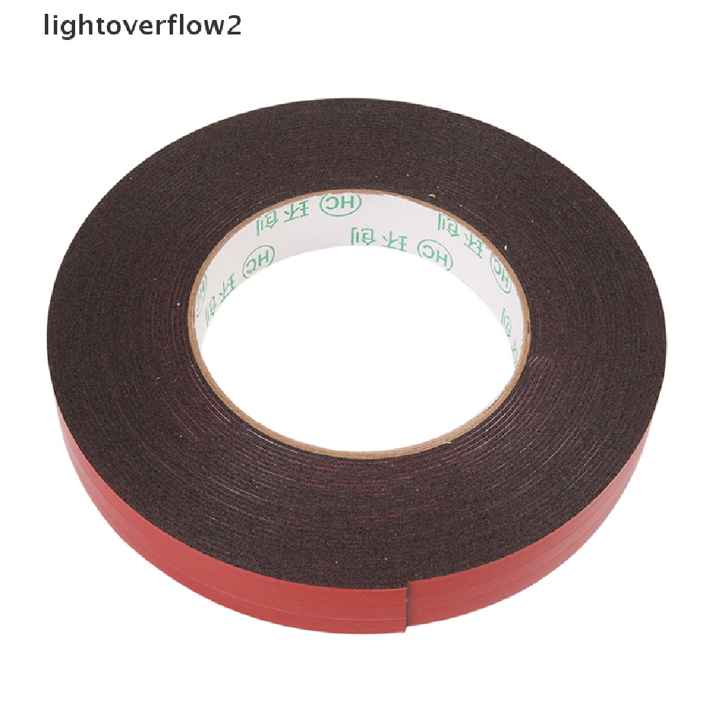 (Light2) Double Tape Kuat Permanen Panjang 10m Dengan Garis Merah