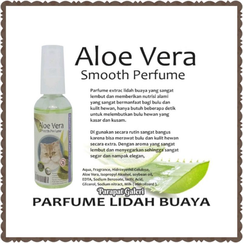 Aloe Parfume Kucing / parfume Anjing / Parfume Hewan segar wangi dan tahan lama