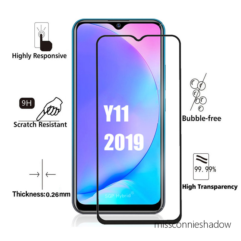 2in1 Tempered Glass Pelindung Layar Vivo Y51 2020 Y12I Y53s Y51A Y31 2021 Y20 Y30 Y50 Y20I Y30I V20 V20Se Y15 Y11 Y19 Y91 Y91C Y93 Y95