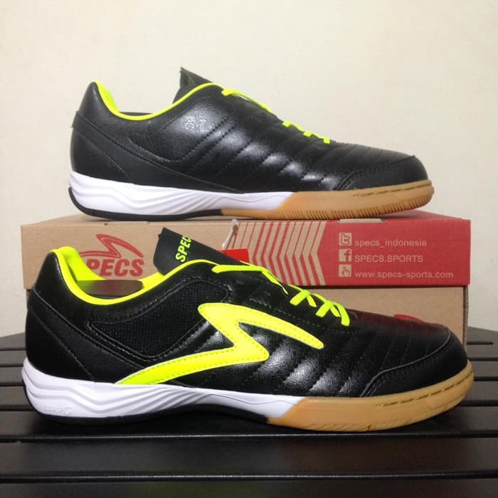 Sepatu Futsal Original Specs Metasala Showtime 19 Black Yellow