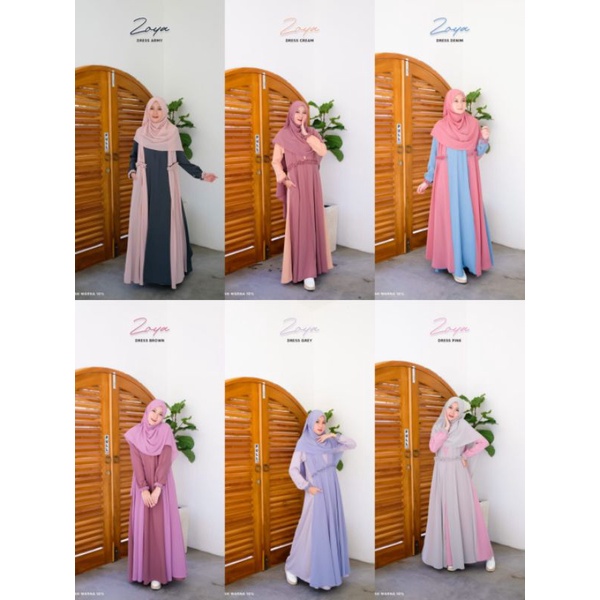 Zoya Dress Original Adzkia Hijab