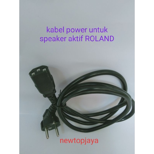kabel power untuk speaker aktif ROLAND