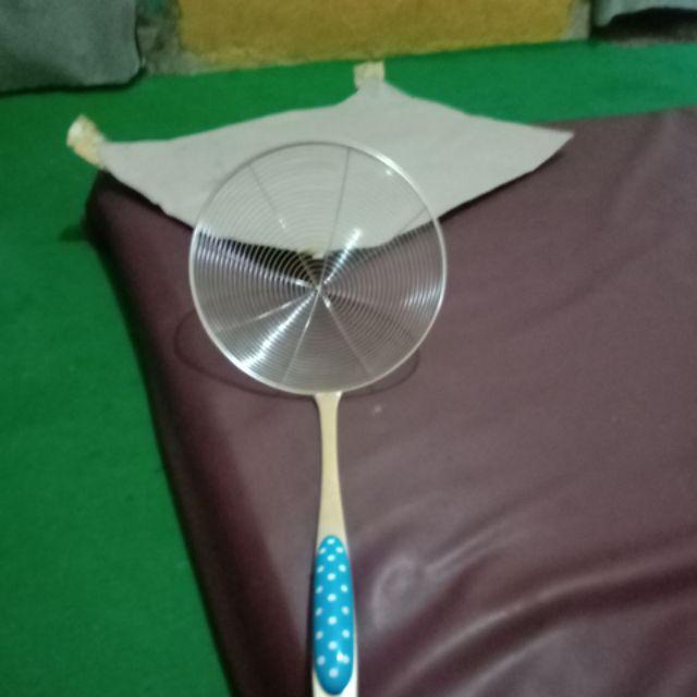 Serok Stainless Pegangan Warna / Jagung 22 Cm