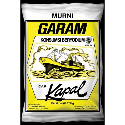 

Garam Cap Kapal 250 gr