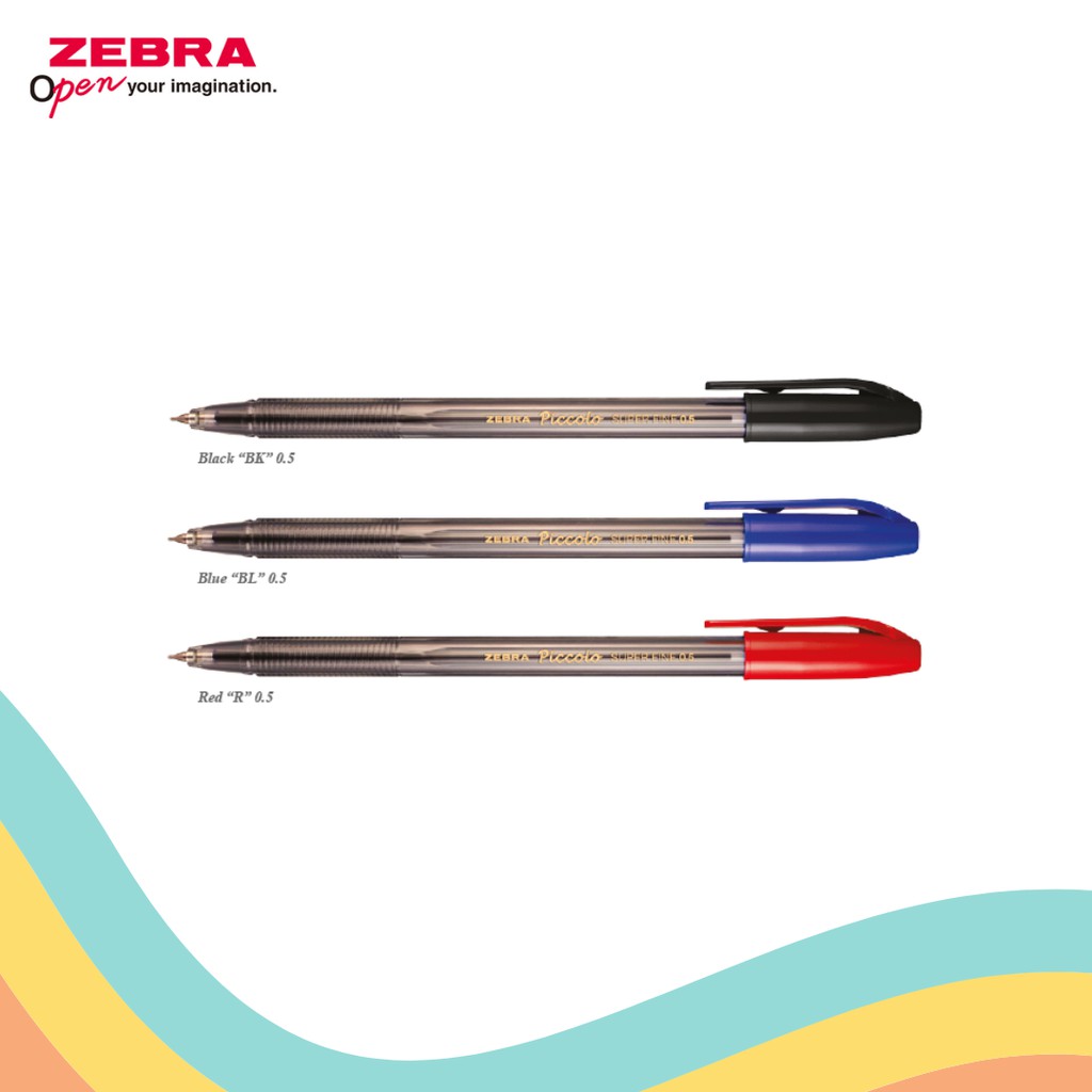 

BALLPOINT ZEBRA PICCOLO TRANSPARAN (12 PCS)