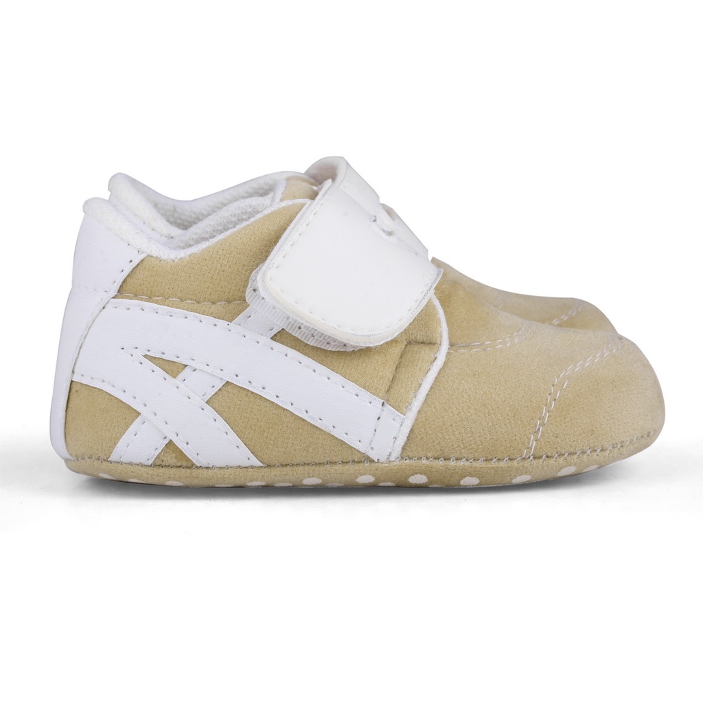 Sepatu Bayi Usia 0-9 Bulan Bahan Lembut dan Ringan PWA Crem