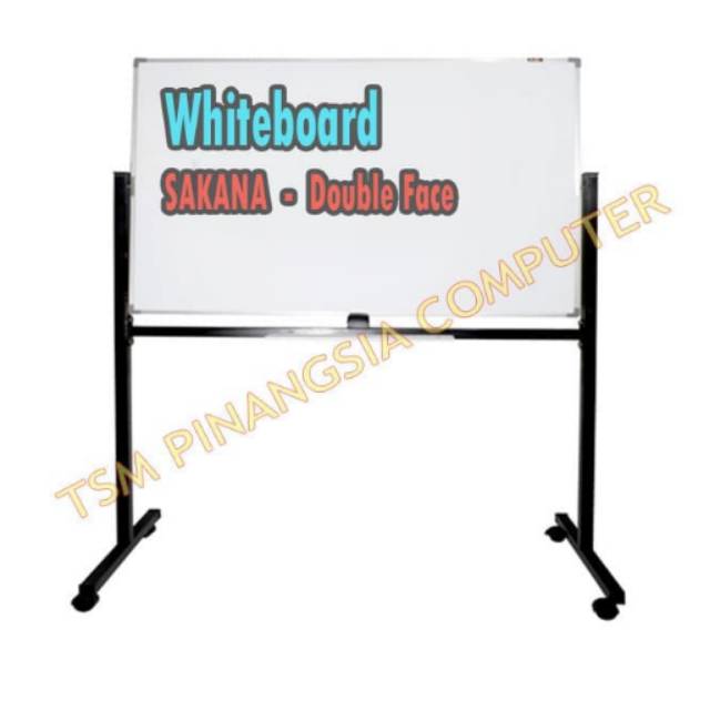 

Whiteboard Sakana double face 60x90cm kaki