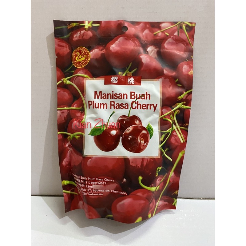 Chen Liang Ji Manisan Buah Plum Rasa Cherry / Rasa Blueberry 220gr