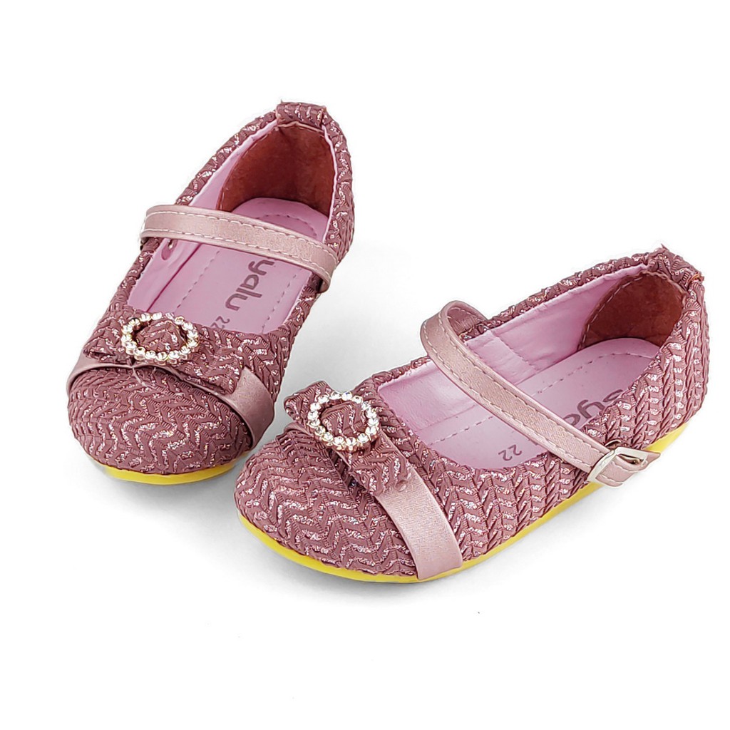 SEPATU ANAK CEWEK 1 SAMPAI 2 TAHUN MODEL BALET BLR PINK