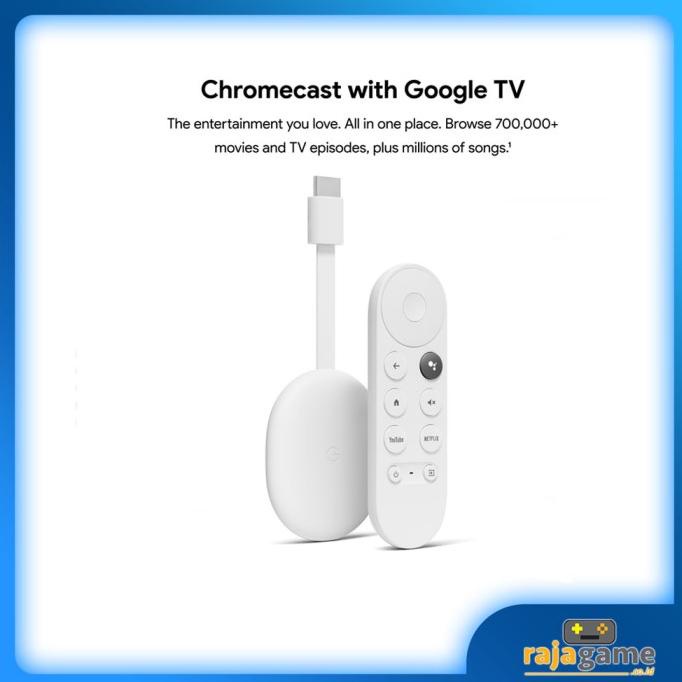 Google Chromecast with Google TV - Snow