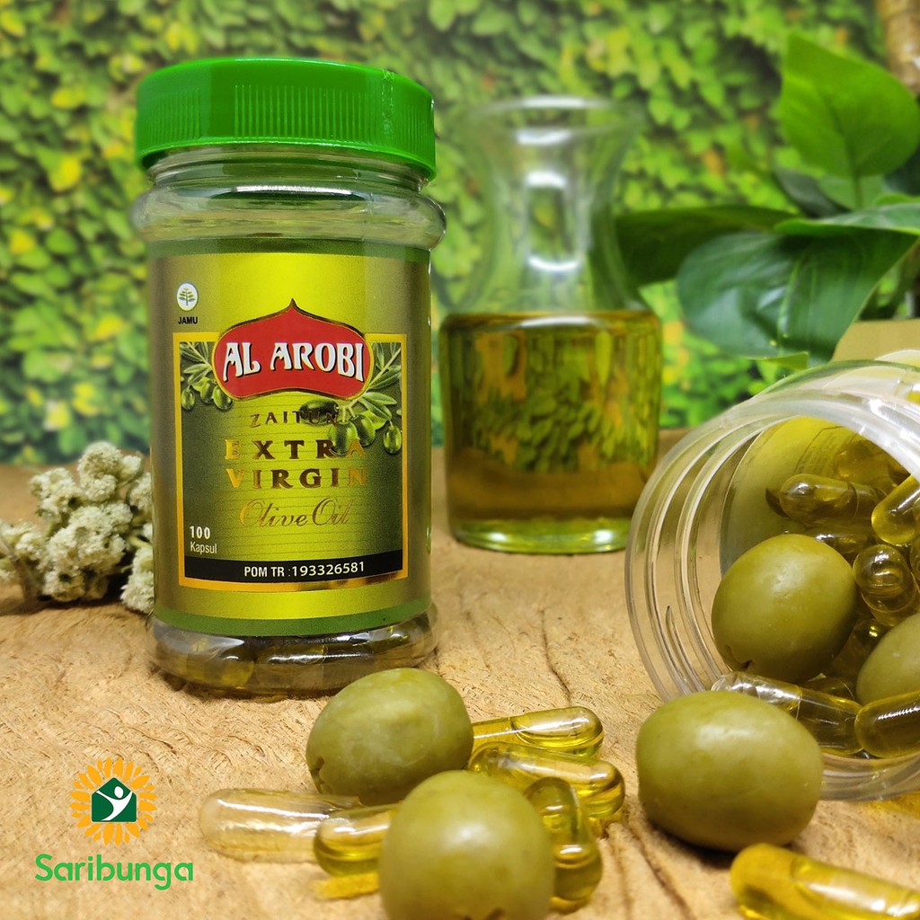 Saribunga Store Minyak Zaitun Extra Virgin Olive Original Al Arobi 75 Kapsul Obat Herbal Indonesia