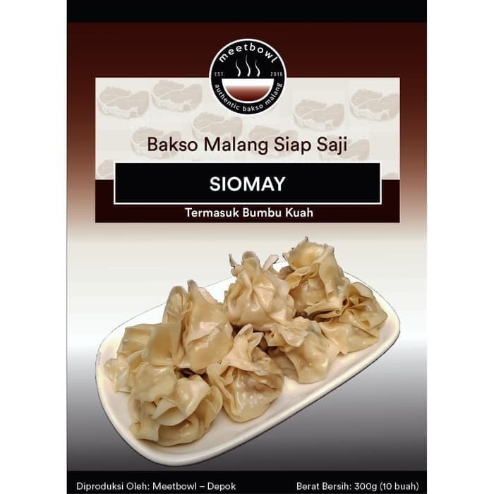 

Meet Bowl Bakso Malang - Siomay Rebus - 300gr