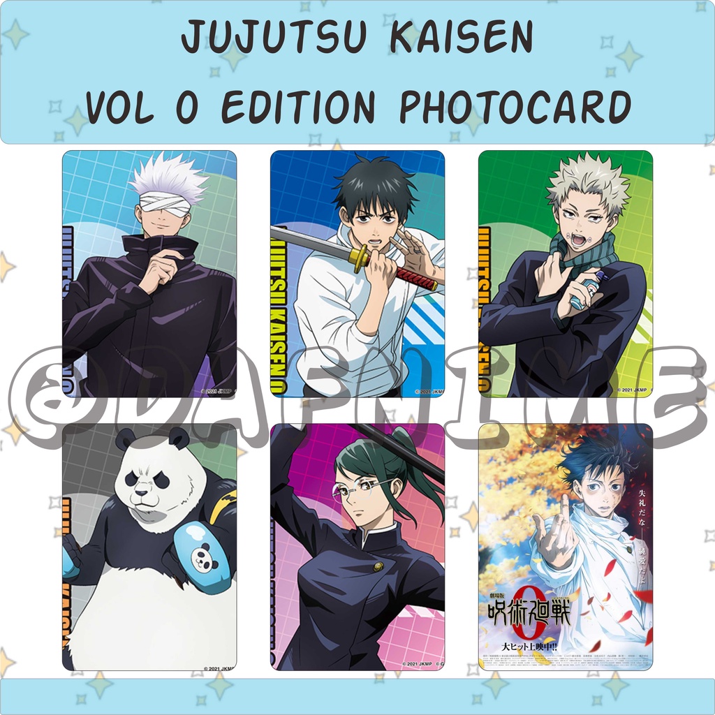 JUJUTSU KAISEN VOL 0 PHOTOCARD ANIME EDITION