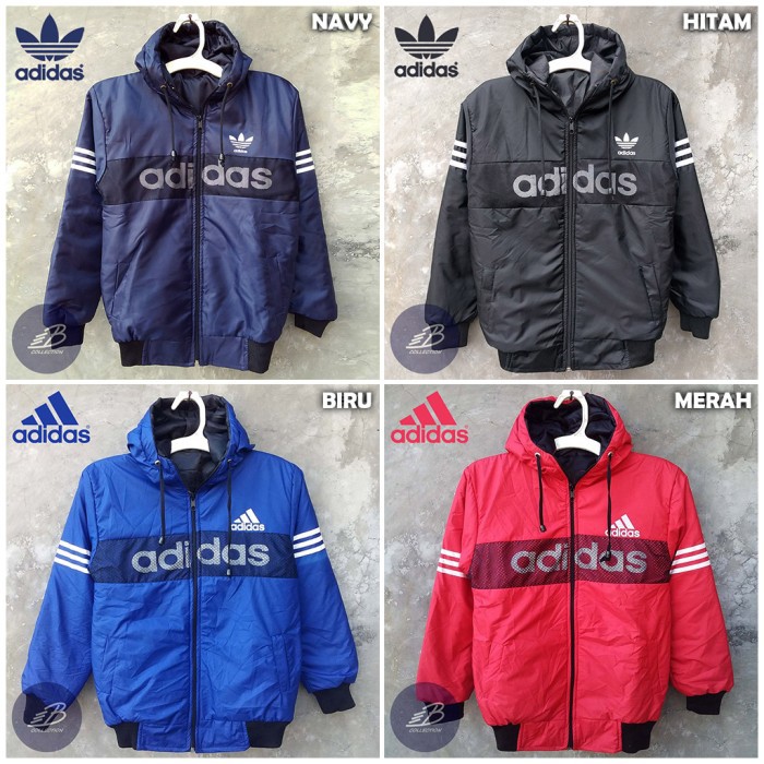 Solusi Jaket Parasut Tebal Adidas Anak Ukuran Tanggung Hoodie - Navy Terjangkau