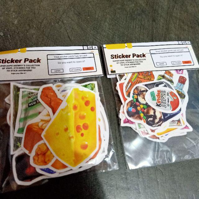 Premium Tumblr Sticker (food Pack)