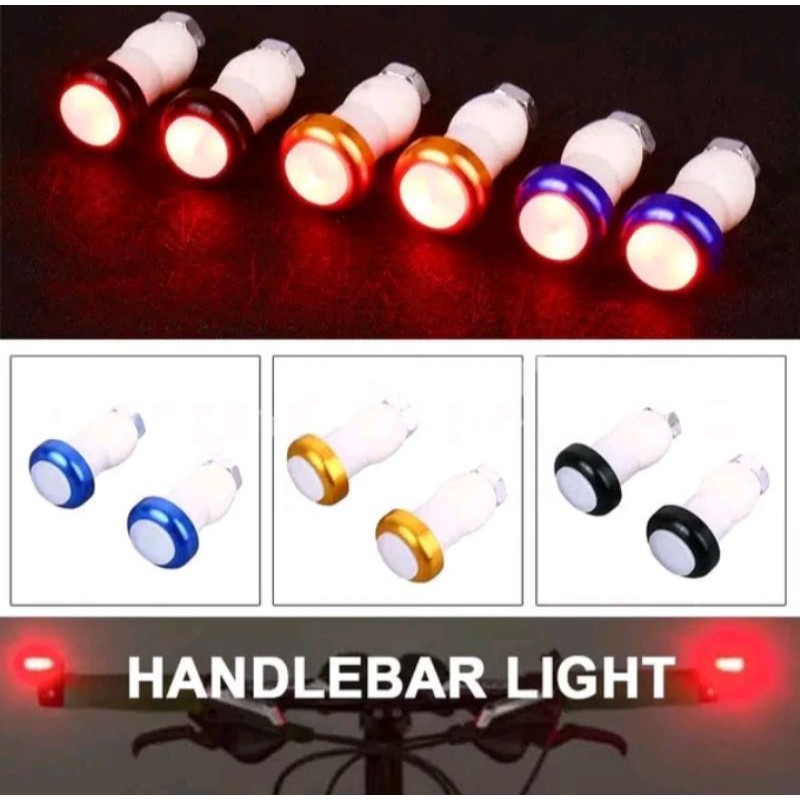 Lampu Sepeda Stang Setang Sein LED