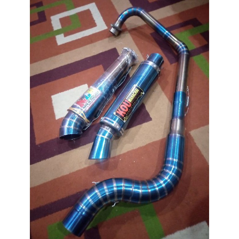 KNALPOT FU,VIXION,CB NEW,SONIS COBRA KANAN KOU/NLK