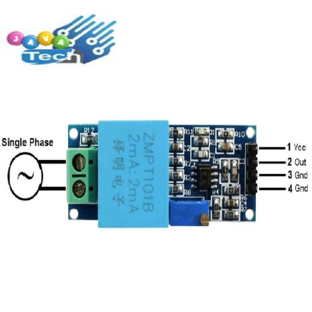 ZMPT101B Sensor Tegangan Listrik AC Single Phase Voltage Sensor