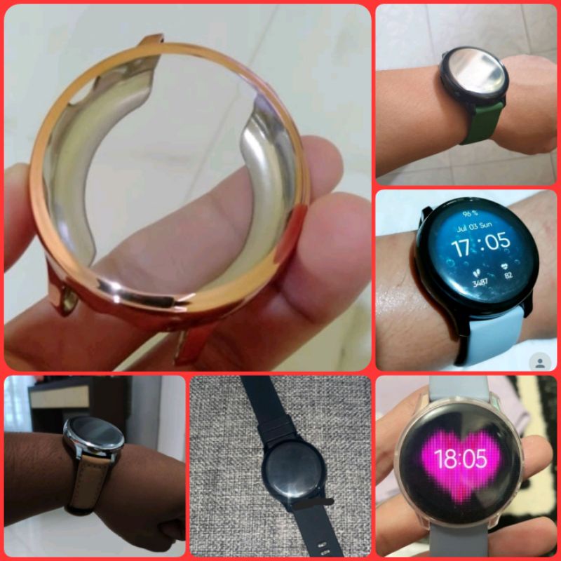 Case Samsung Galaxy Watch Active 2 40mm 44mm - Soft Cover Silikon Full Screen