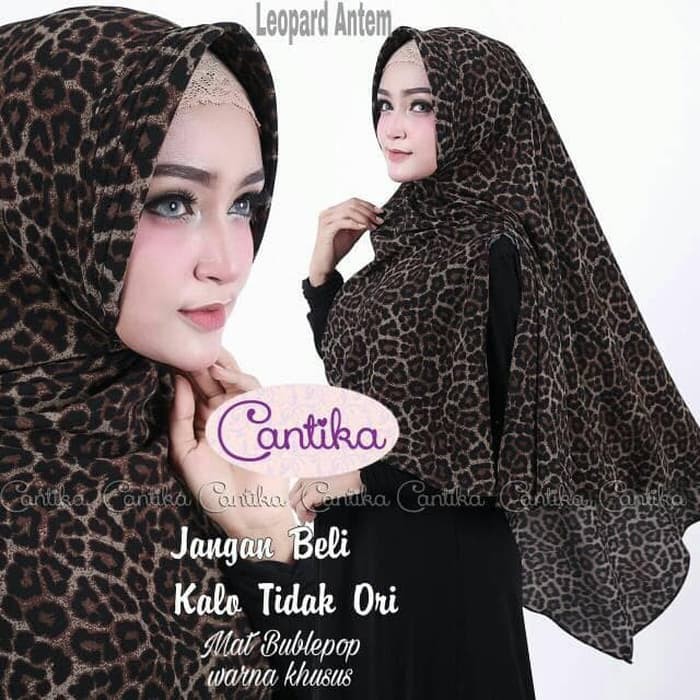 Jilbab Khimar, Jilbab Kimar Khimar motif / khimar motif macan / khimar cleopatr Murah