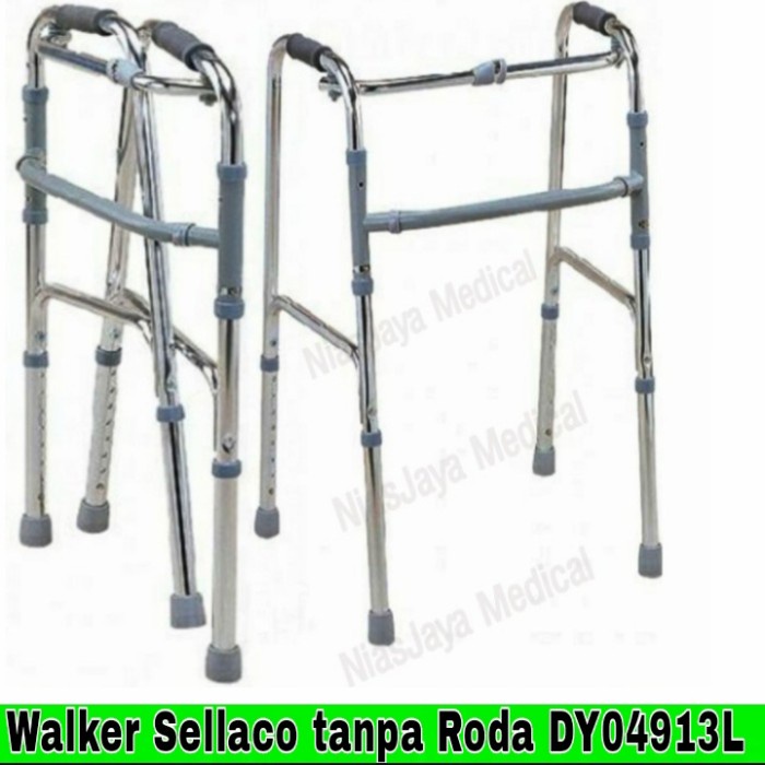 Walker Tanpa Roda Tongkat Lansia/Walker Sellaco/alat bantu jalan sella