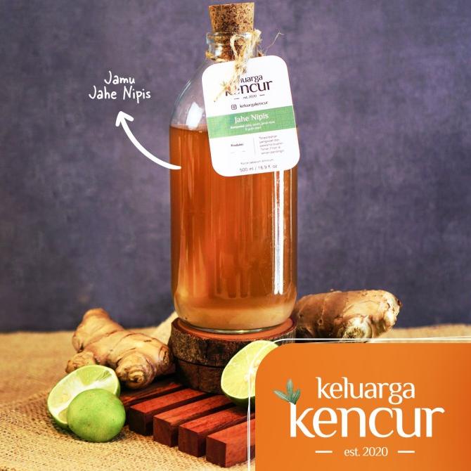 

Jamu Jahe Nipis Sereh Keluarga Kencur Botol Kaca 500Ml