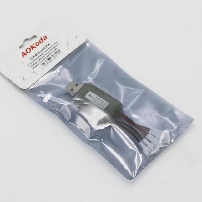 Charger 1S Lipo LiHV Battery Aokoda Micro USB 4 in 1