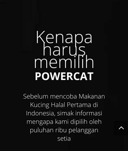 Power Cat Makanan Kucing Halal Uk 500 Gr Shopee Indonesia