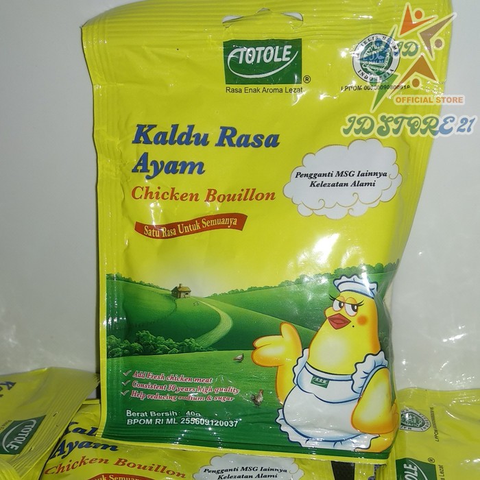 Totole kaldu ayam 40 Gram Halal