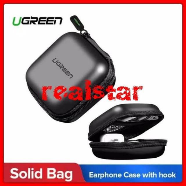 Ugreen 40816 Case Earphone Aksesoris Case Eva Kabel - Case Ugreen Organizer for Earphones Kabel Charger