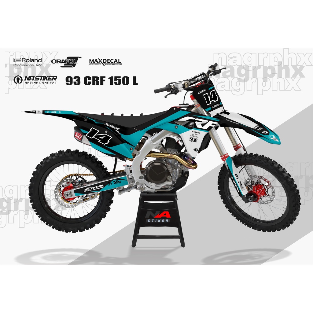 DECAL CRF TOSCA DECAL CRF 150 L FULLBODY SIMPLE CRF-93