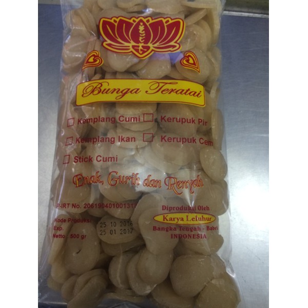 

kemplang ikan mentah