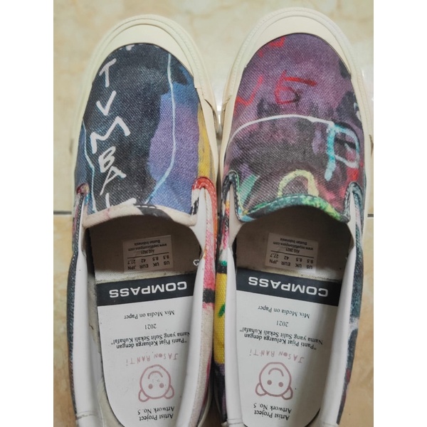 Sepatu Compass X Jason Ranti Artwork 5 size 42