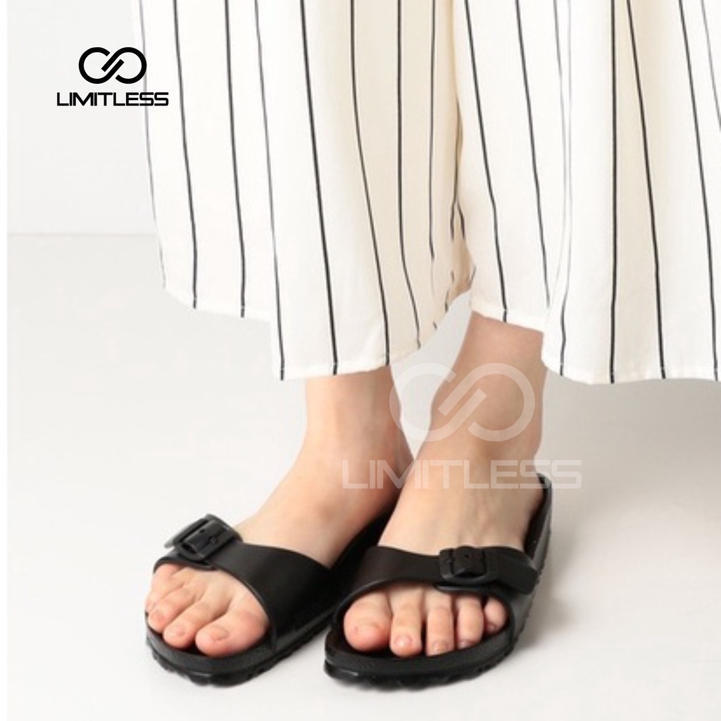 Sandal Selop Wanita Casual Sendal Slip On Cewek Rumah Santai Empuk Sandal Biirken Wanita Ringan