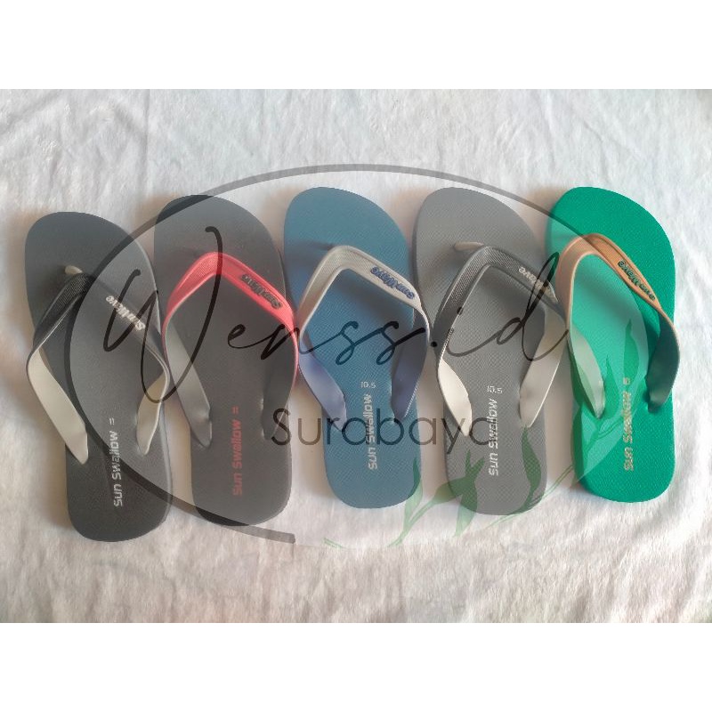 SANDAL SUN SWALLOW WAVE SANDAL COWOK SANDAL MURAH SANDAL KARET COWOK SANDAL JEPIT KARET