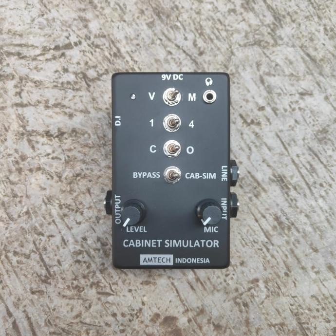 Cabinet Simulator DI AMTECH untuk direct sound gitar ke mixer Star Seller Termurah