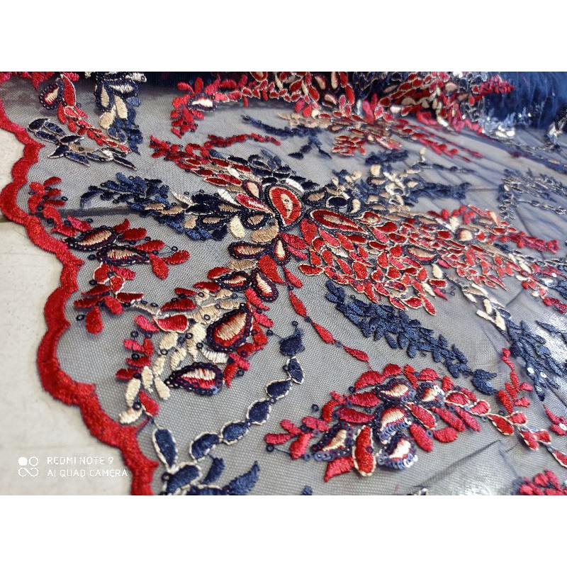 kain tulle bordir'3tone+payet'piring,tulle mutiara,tulle akar,tulle korea,tulle 3d,tulle bordir,tile