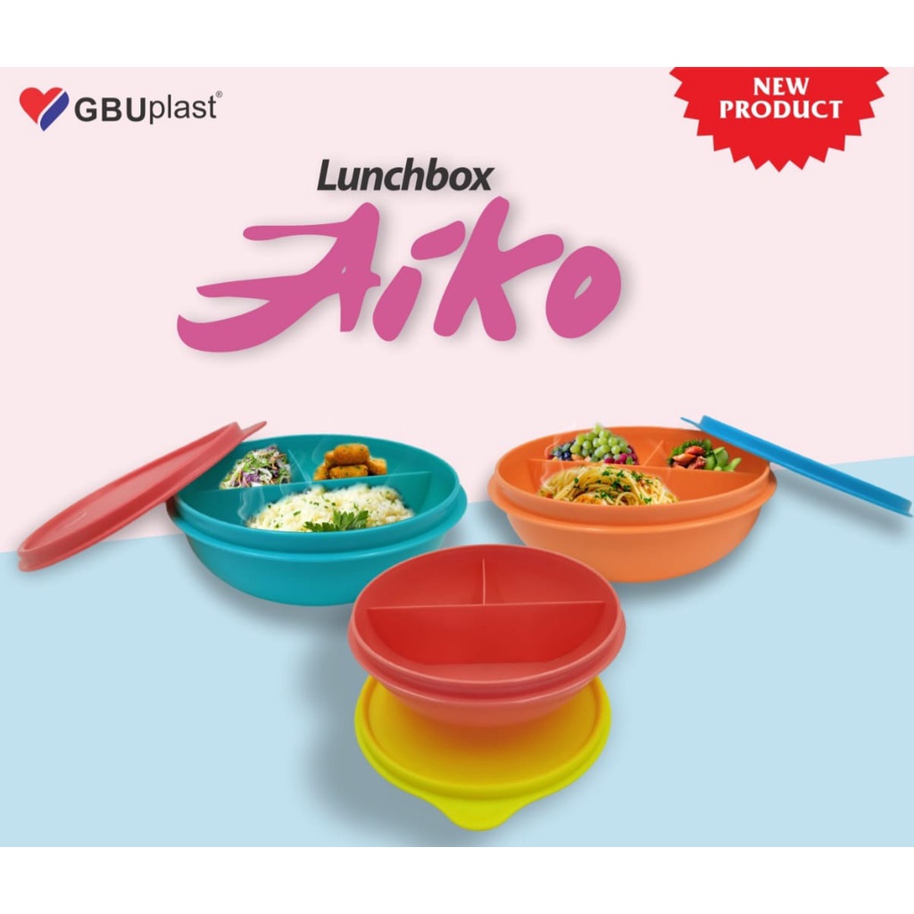 Tempat  Makan / Lunch Box AIKO GBU Plast