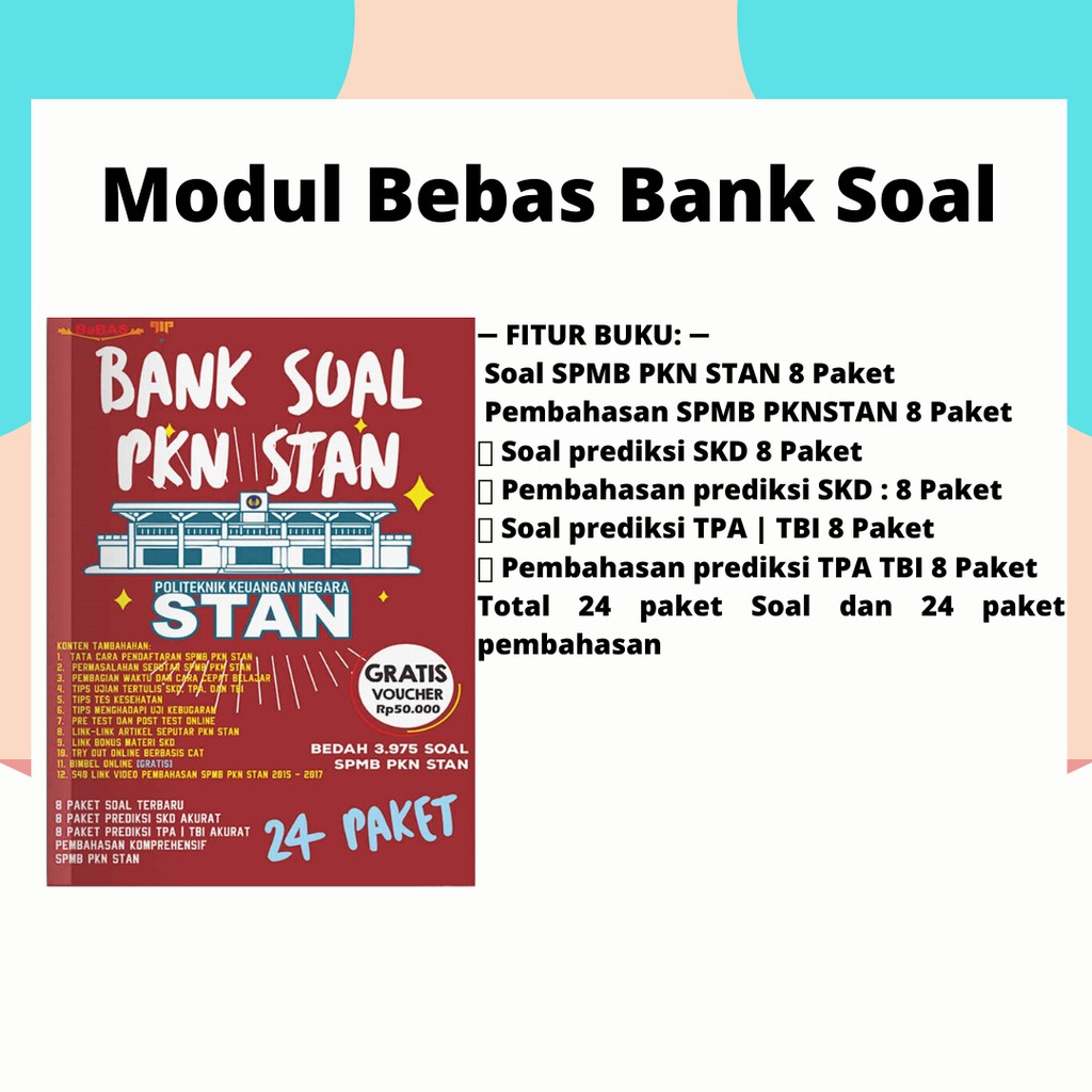 Buku Modul Bebas Tpa Tbi Bank Soal Cpns Kedinasan Skd Shopee Indonesia