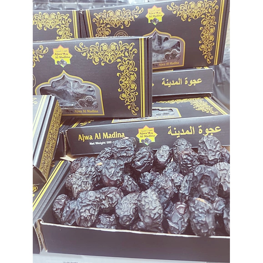 

kurma ajwa / kurma nabi 500 gr kemasan dus