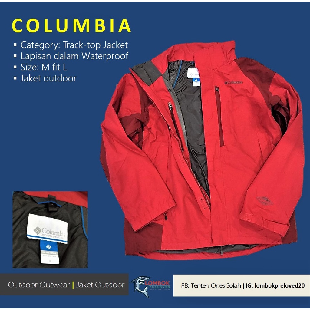 PL JAKET OUTDOOR COLUMBIA ORI