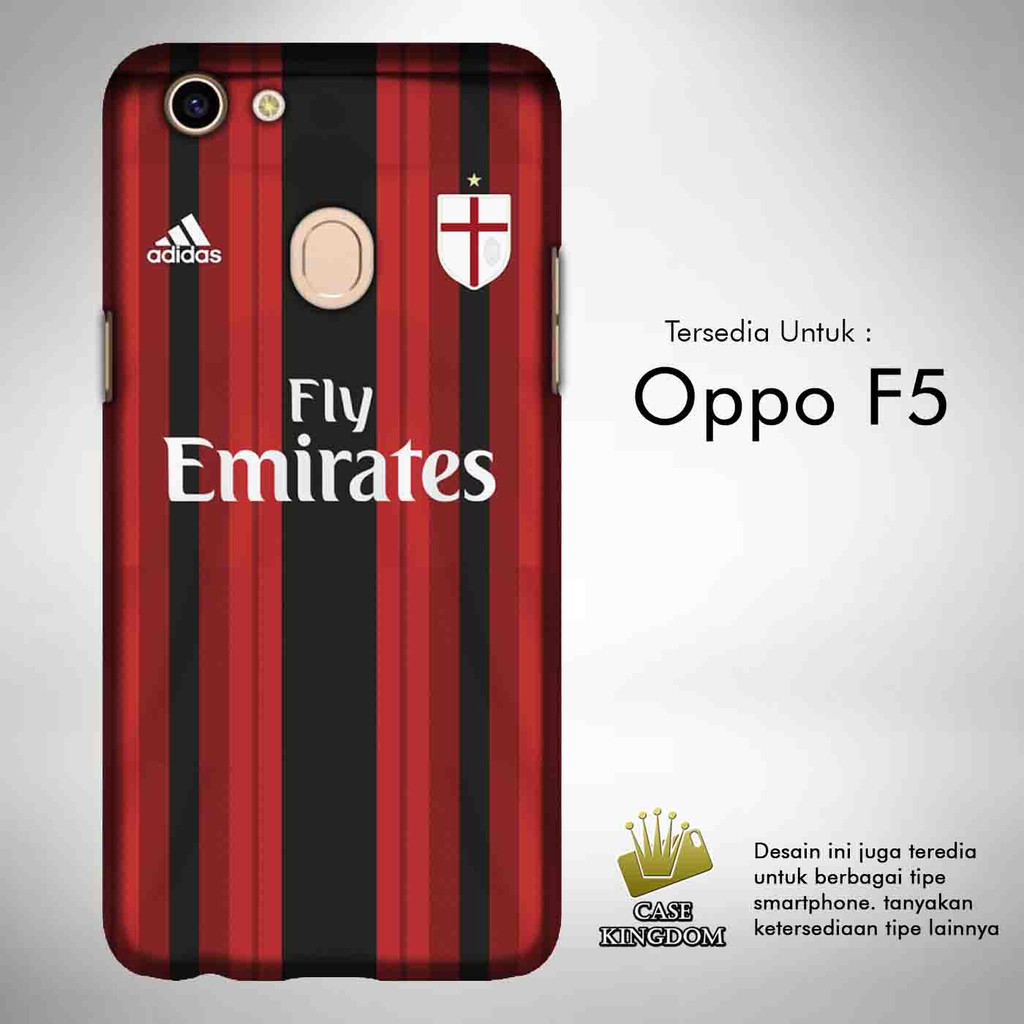 Ac Milan Jersey 1 Casing Custom Oppo F5 Case