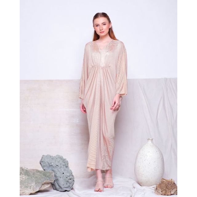 Baju Lebaran Wanita Kaftan Baju Dress Terbaru Gamis Cantik Sateen