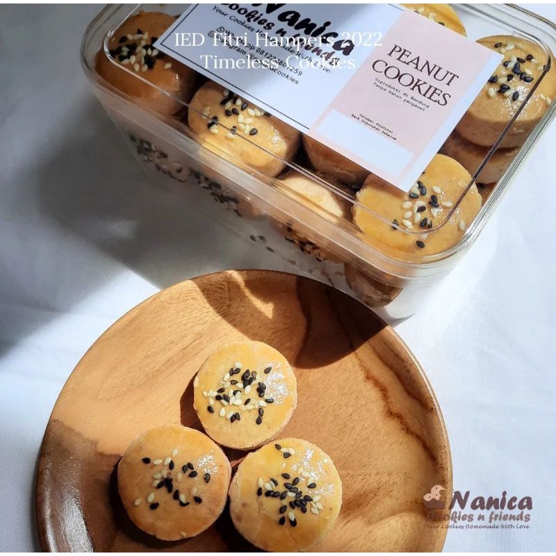 

Peanut Cookies (kue kering klasik kacang) | Nanica Cookies and friends